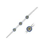 Sirius 0701B0003 3 Nazar Boncuklu Pırlanta Bileklik