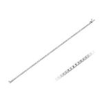 Sirius 0701B0009 F Renk 3,37 Karat Pırlanta Su Yolu Bileklik