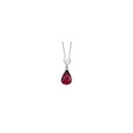 Sirius 0702P0006 Pırlanta ve Drop Garnet Taşlı Kolye