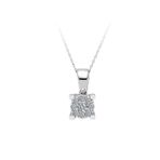 Sirius 0717P0053 0,30 Karat Tektaş Görünümlü Pırlanta Kolye