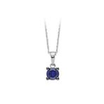Sirius 0723P0040 Safir Tek Taş Kolye
