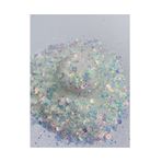 Sirius Hobi Epoksi Reçine White 1 Tırnak Makyaj Chunky Glitter 8 gr Hologramlı Sim 2x4gr Kutulu