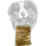 Sirius Pet Food Lamb Headskin Stick 400 Gr - Kuzu Kelle Derisi Çubuk 400 Gr Avantaj Paketi - Renkli - 1 Adet