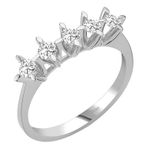 Sirius Pırlanta 0,40 Karat (Beyaz Altın / 16) Pırlanta Beş Taş Yüzük