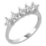 Sirius Pırlanta 0,40 Karat (Beyaz Altın / 18) Pırlanta Beş Taş Yüzük