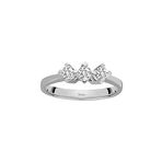 Sirius Pırlanta E Renk 0.33 Karat Tria Beyaz Altın 11 Pırlanta Yüzük