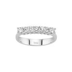 Sirius Pırlanta E Renk (Beyaz Altın / 17) 0,65 Karat Pırlanta Yedi Taş Yüzük