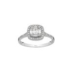 Sirius Pırlanta Levin Beyaz Altın 16 Baget Pırlanta Yüzük