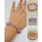 Sirius Serisi Madagaskar Pembe Kuvars Taşı 10mm Unisex Bileklik (52928)