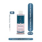 Siriussoft Micellar Yüz ve Makyaj Temizleme Suyu Organik Tüm Ciltlere Antioksidan Nemlendirici 200 ml