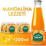 Sırma C Vitaminli Mandalina Aromalı Doğal Maden Suyu 200 ml x 24 Adet