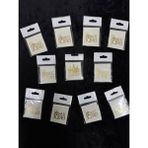 SırmalıHome Bekarlığa Veda Partisi Için 1 Bride ve 10 Team Bride Yazılı 11 Adet Gold Geçici Nedime Dövmesi - Altın - 0,5 x 9 cm