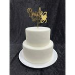 SırmalıHome Bekarlığa Veda Partisi Için 'bride To Be' Yazılı Gold Pasta Üzeri Süsü Bride To Be Parti - Altın Sarısı - 0,5 x 9 cm