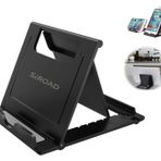 SIROAD Katlanabilir Taşınabilir ve Açı Ayarlanabilir Telefon Tablet Tutucu Masaüstü için, iPhone 14 13 12 11 iPad Pro Air Mini Kindle Galaxy Google PIXL ile Uyumlu (Büyük Boy)