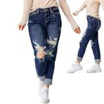 Sirseon Yırtık Jeans,Skinny Jeans Yırtık | Sıska Erkek Arkadaşı Tarzı Kot Pantolon,Renkli Kot Pantolon, Parti için Moda Popo Kaldırma Pantolonu