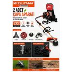 Sırt Tırpan + Toprak Çapalama Makinesi ( 2 Adet Çapalama Aparatı)