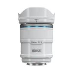 SIRUI Sniper 33 mm otomatik odaklama objektifi, F1.2 geniş açılı -APS-C kamera objektifi (X tutucu, beyaz)