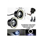 Sis Mercekli Angel Led Ampul Gunduz Fari Beyaz Angel Led 76 Mm Cap Beyaz Mercek Beyaz Halka -