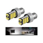 Sisa Ba15S 1156 P21W 45 Led Geri Vites Sinyal Stop Ampulü 2 Adet 1 Takım Beyaz