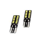 SİSA SENİSTESENAL T10 Dipsiz W5w Canbus 24 Ledli Beyaz Park Plaka Ampulü (2 Adet) U24smd
