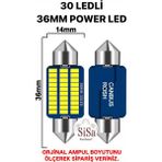 Sisa Sofit LED 36MM Canbus C5W Tavan Plaka Ampül 1 TAKIM