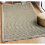 Sisal Serisi Krem Kaymaz Tabanlı Yıkanabilir Hasır Dokuma Halı 4600 | Sultan Halı 120 X 180