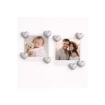 Sisay Home 8’li Kalp Magnet Seti – Fotoğraf Tutucu Buzdolabı Magneti Dekoratif Aile Anı Çerçevesi