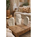 Sisay Home Bohem Stil Modern Yüz Figürlü Dekoratif 3'lü Biblo Seti | Orta Sehpa & Salon Dekoru