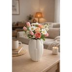 Sisay Home Dekoratif Taş Tozu Vazo | Modern & Bohem Salon Dekoru