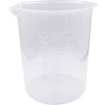 Şişe Dükkanı Plastik Beher 1000 ml Kabartma Dereceli 1 Adet