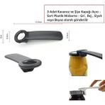 Şişe Kapağı Kavanoz Kapağı Açıcı Pratik 3 Adet