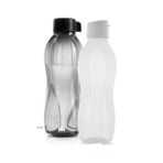 Şişe Suluk 1litre Beyaz Siyah