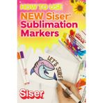 Siser Marka Tekstil Kalemi | Ithal Süblimasyon Kalemi - 6'lı