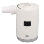 Şişirilebilir ürünler, Taşınabilir şişme Pompa, şişme ürünler, Taşınabilir Elektrik pompası, şarj Edilebilir, ışık, Enflasyon, Deflasyon, aşırı Kullanım Için aşırı ısınma (BLACK) (WHITE)