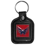 Siskiyou NHL Sports Fan Shop Washington Capitals Kare Deri Anahtarlık Tek Beden Siyah