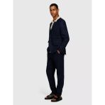 Sisley %100 Keten Astarsız Rahat Kalıp Ceket Erkek Lacivert Ceket - 324P2aghsw01q
