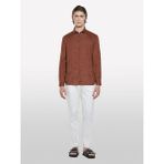 Sisley %100 Keten Regular Fit Gömlek Erkek Kahverengi Gömlek - 325P5BKUSQ029 - XL