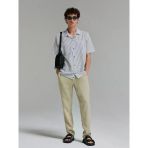 Sisley %100 Keten Slim Comfort Fit Pantolon Erkek Bej Pantolon - 325P4aghsf049