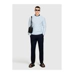 Sisley %100 Keten Slim Comfort Fit Pantolon Erkek Lacivert Pantolon - 325P4AGHSF049