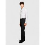 Sisley %100 Koton Slim Fit Geometrik Desenli Poplin Gömlek Erkek Renkli Gömlek - 323A58j2sq033
