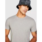 Sisley %100 Koton Slim Fit Slub T-Shirt Erkek Siyah T-Shirt - 323A3yr7s101k