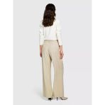 Sisley %100 Liyosel Düşük Bel Pantolon Kadın Vizon Pantolon - 323A4bjflf02z