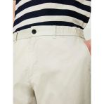 Sisley %100 Pamuk Beli Büzgülü Slim Confort Fit Pantolon Erkek Gri Pantolon - 324P4ıuksf046