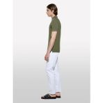 Sisley %100 Pamuk Regular Fit Polo T-Shirt Erkek Yeşil Polo - 325P3089S300T - Haki Yeşili