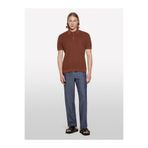 Sisley %100 Pamuk Triko Polo T-Shirt Erkek Kahverengi Polo - 325P1094S300M