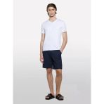 Sisley %100 Pamuk Yırtmaç Detaylı Regular Fit Bermuda Şort Erkek Lacivert Şort - 325P4gj0s9018