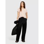 Sisley %100 Pamuk Yuvarlak Yakalı T-Shirt Kadın 04W T-Shirt - 324P3ı1xl101s
