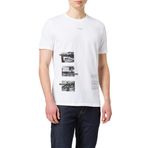 Sisley 101 Beyaz Erkek T-Shirt