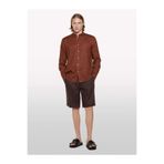 Sisley Erkek %100 Keten Slim Fit Bermuda Şort 325P4AGHS9010-SIS3L1