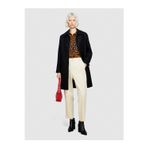 Sisley Kadın Bej %100 Koton Jogger Kadife Pantolon